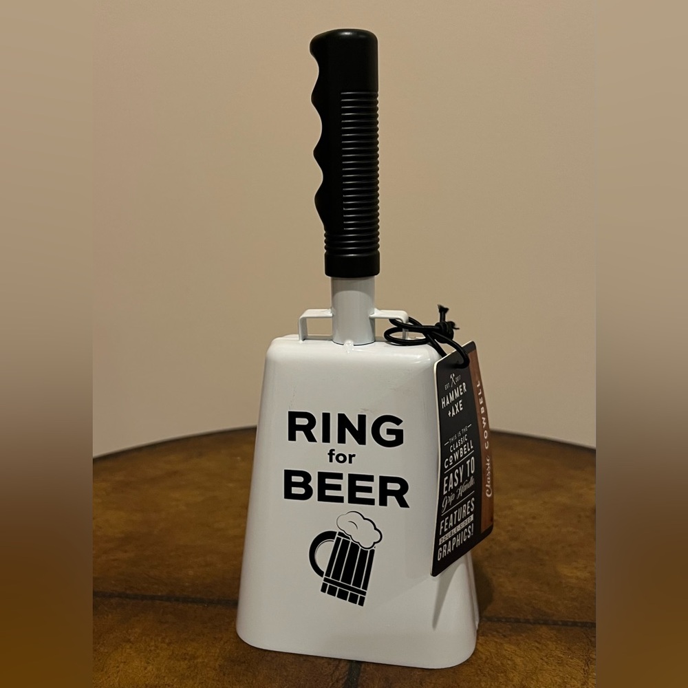 NEW RING FOR BEER COWBELL YOU KNOW YOU NEED THIS… 🍻 🔔 😄